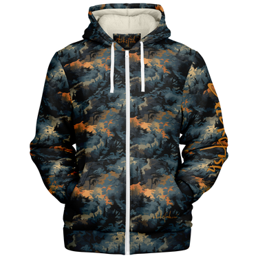 Chokefish™ Microfleece Zip-Up Hoodie Camouflage-003